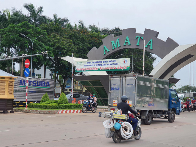 KCN Amata nơi có ca F1 nguy cơ cao khiến TP Biên Hòa phải họp khẩn