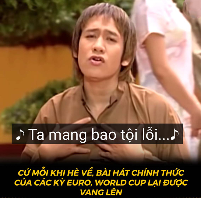 Bài hát vang lên mỗi kỳ Euro, World Cup ùa về.