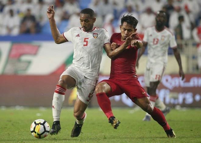 Trận đấu giữa UAE vs Indonesia diễn ra lúc 23h45 ngày 11/6 trên sân Zabeel