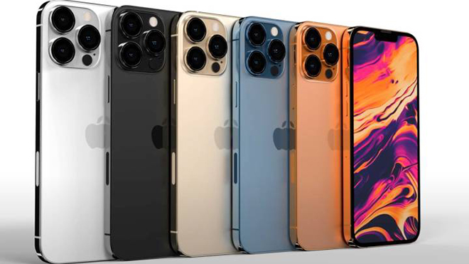 Ảnh concept iPhone 13 Pro.