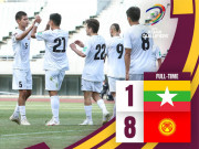 Bóng đá - Đội Trung Á thắng Myanmar 8-1, mang tin vui cho ĐT Việt Nam