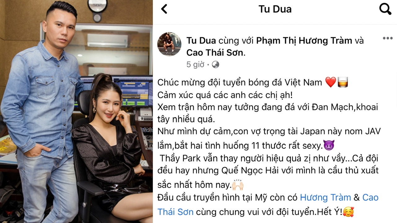 Sao Việt vỡ òa trước chiến thắng của ĐT Việt Nam, mẫu Tây Andrea làm điều bất ngờ vì Tiến Linh - 12