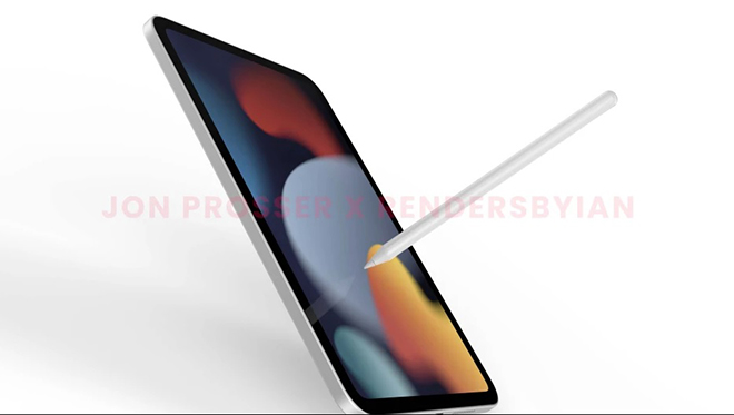 iPad Mini 6 cũng sẽ hỗ trợ bút Apple Pencil.