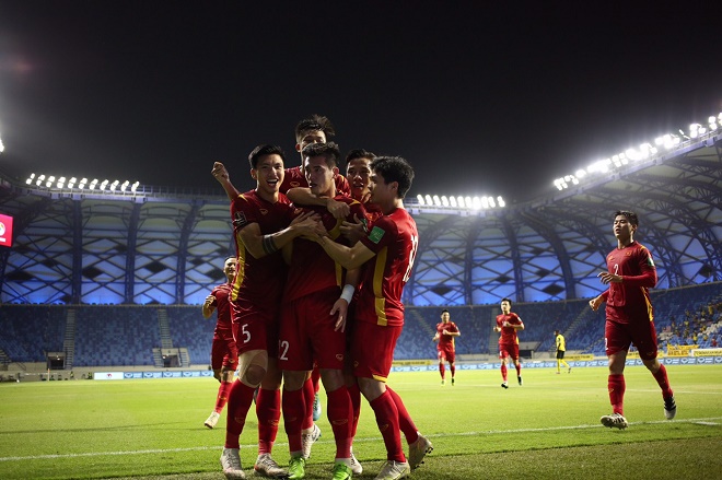 "Những ngôi sao vàng" có màn trình diễn thuyết phục ở bảng G, vòng loại World Cup 2022 khu vực châu Á. Ảnh: Tạp chí du lịch TPHCM