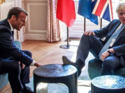 Thế giới - Tổng thống Pháp Macron cãi nhau với Thủ tướng Anh Johnson tại G7