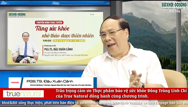 Chương trình do Báo Sức khoẻ &amp; Đời sống tổ chức với sự góp mặt của PGS.TS. Đậu Xuân Cảnh, Chủ tịch Hội Đông Y Việt Nam, Nguyên Giám đốc Học viện Y dược học cổ truyền Việt Nam.