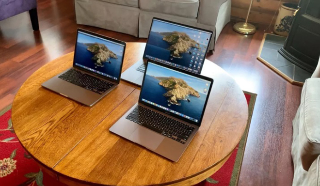 Các dòng MacBook.
