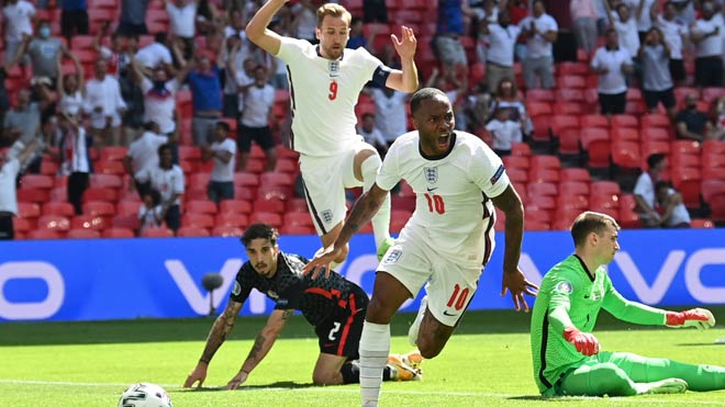 Sterlingh ghi bàn duy nhất giúp ĐT Anh thắng nhọc ĐT Croatia khi ra quân ở EURO 2020
