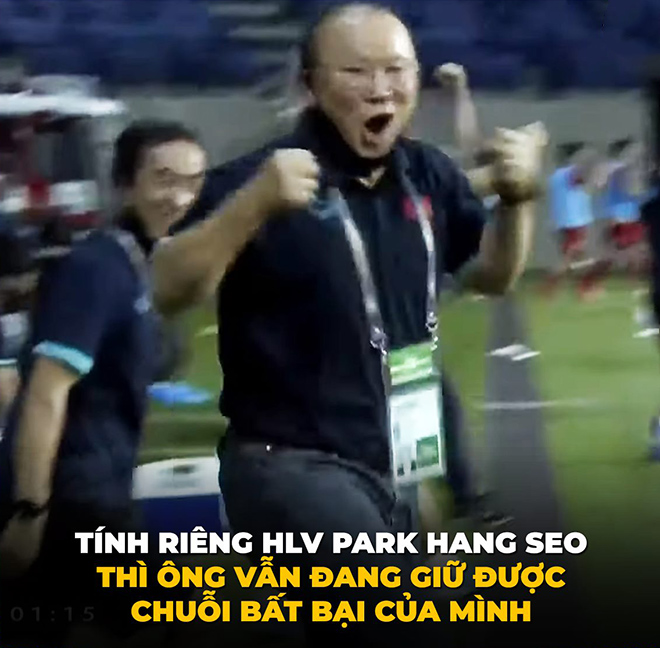 HLV Park Hang Seo vẫn giữ chuỗi bất bại với ĐT Việt Nam tại VL World Cup 2022.