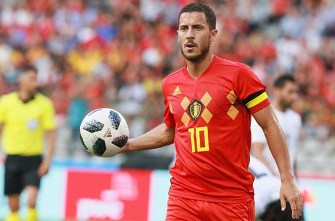 Eden Hazard cùng&nbsp;đội tuyển quốc gia Bỉ tham dự EURO 2020