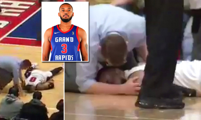 Zeke Upshaw, "khổng lồ" bóng rổ Mỹ cao 1m98 đổ xuống sân, qua đời vì bệnh tim năm 2018. Gục xuống sân ở phút thi đấu cuối cùng, cầu thủ này đã qua đời 2 ngày sau đó ở bệnh viện.&nbsp;