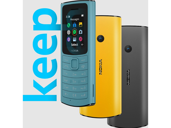 Các tùy chọn màu của&nbsp;Nokia 110 4G.