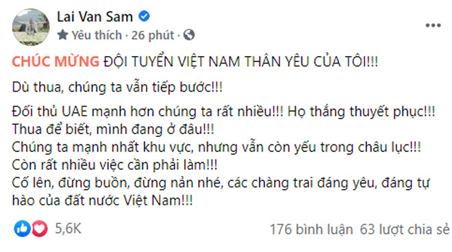 Sao Việt hô vang tên Tiến Linh, Minh Vương sau trận VN - UAE, tiếc nuối gọi tên Công Phượng - 5