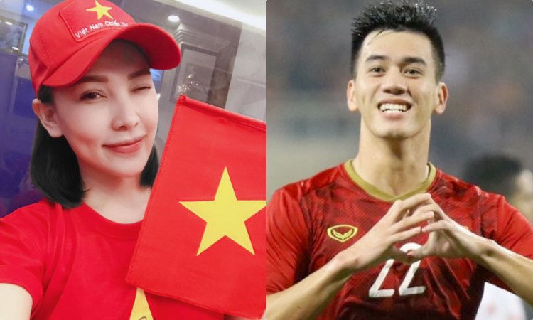 Tiến Linh và Quỳnh Thư