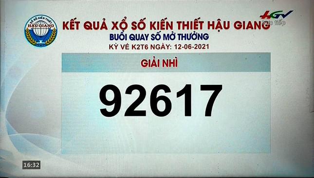 Kết quả quay thưởng trên truyền hình trực tiếp