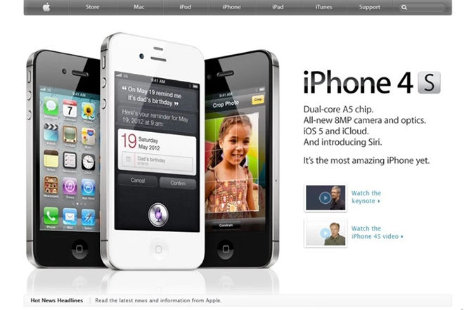 iPhone 4S huyền thoại.