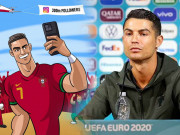 Bóng đá - Ronaldo gạt chai nước &quot;gây bão&quot; EURO, cán mốc 300 triệu người &quot;theo dõi&quot;