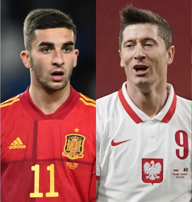 Ferran Torres tin tưởng các trung vệ của ĐT Tây Ban Nha sẽ "xơi tái" Robert Lewandowski (ĐT Ba Lan)