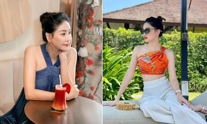 Á hậu Thanh Tú khoe eo &#39;con kiến&#39; nóng bỏng, Hà Kiều Anh mặc váy yếm vai trần nuột nà - 1