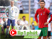 Bóng đá - Bảng &quot;tử thần&quot; EURO khó lường vì Pháp - Bồ Đào Nha, Ronaldo dẫn đầu Vua phá lưới (Clip 1 phút Bóng đá 24H)