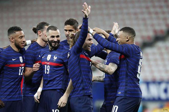 ĐT Pháp vẫn đang được đánh giá cao nhất ở EURO 2020