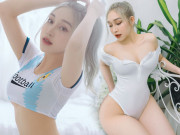 Bạn trẻ - Cuộc sống - Hot girl ngành Báo cổ vũ Euro &quot;gây mê&quot; vì nhan sắc quá đỗi nóng bỏng