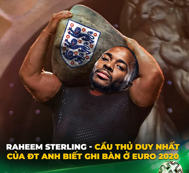 "Thần gỗ" Sterling gồng gánh ĐT Anh vào vòng 1/16 Euro 2020.
