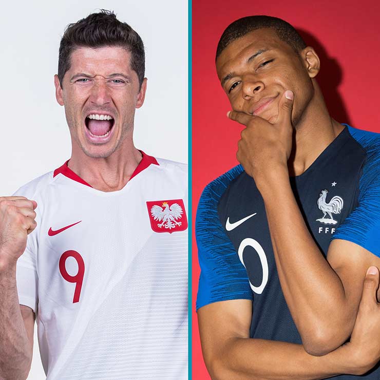 Cả Lewandowski và Mbappe đều khá tệ trong khâu dứt điểm từ đầu&nbsp;EURO