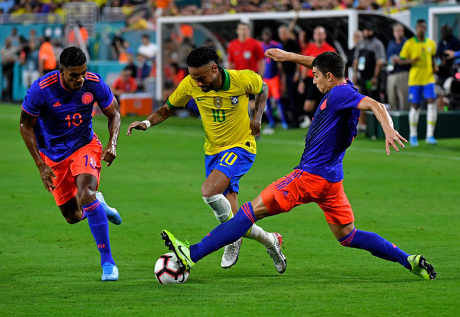 Colombia sẽ cần phương án kiềm tỏa Neymar