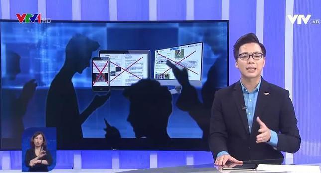 VTV1 đưa tin về thực trạng nhiều người văng tục, bình luận công kích trên MXH. (Ảnh chụp màn hình)