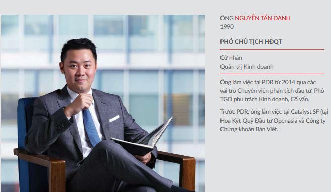 Lời giới thiệu của Công ty Phát Đạt về Phó Chủ tịch HĐQT - Nguyễn Tấn Danh.