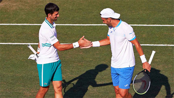 Djokovic và đồng đội đánh bại cặp đôi giỏi nhất giải tại tứ kết Mallorca