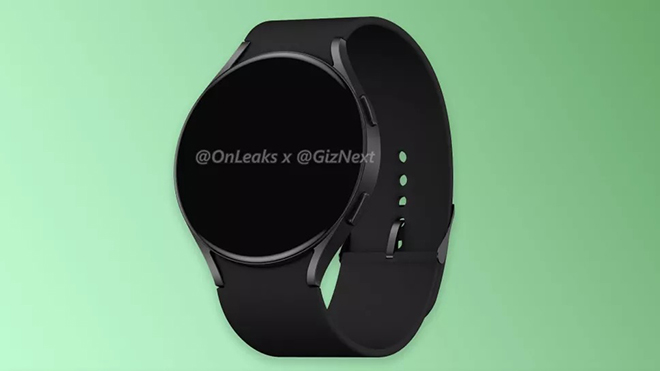 Ảnh&nbsp;render đồng hồ Galaxy Watch Active 4.