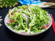 Ẩm thực - Loại rau rẻ bèo ngoài chợ không chỉ là &quot;thần dược&quot; giải độc gan còn làm salad cực ngon