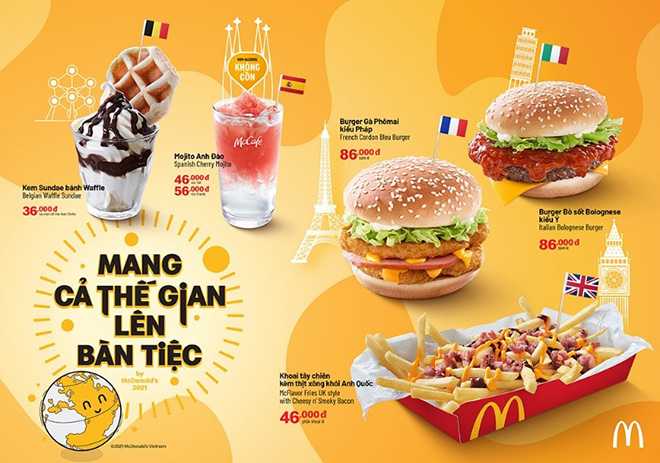 Tour Ẩm Thực Châu Âu tại McDonald&#39;s - 1