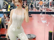 Thời trang - Mina Phạm, Mai Phương Thuý mặc quần gym màu da ở phòng tập