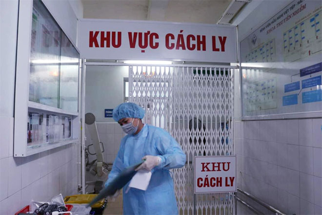 Khu vực cách ly dành cho bệnh nhân mắc COVID-19. Ảnh minh họa.