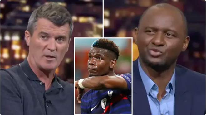 Roy Keane và Patrick Vieira đồng loạt chỉ trích sai lầm của Paul Pogba