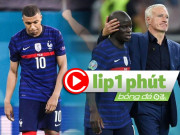 Bóng đá - &quot;Vua thế giới&quot; Pháp bị loại sốc ở EURO, Mbappe dễ khiến Deschamps &quot;bay ghế&quot; (Clip 1 phút Bóng đá 24H)