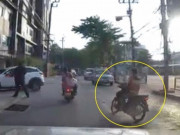 Thế giới xe - Video: Bốc đầu ngổ ngáo, ngã ra đường còn bị chính xe máy của mình “đập” lại