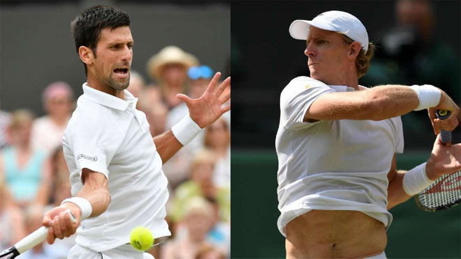 Novak Djokovic từng có những kỷ niệm ngọt ngào khi 2 lần thắng Kevin Anderson sau 3 set ở Wimbledon