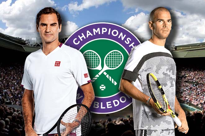 Federer khó nhọc vượt qua Mannarino ở trận ra quân Wimbledon 2021