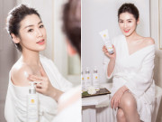 Làm đẹp - Á hậu Tú Anh livestream tiết lộ bí kíp tắm trắng tại nhà không thua gì spa