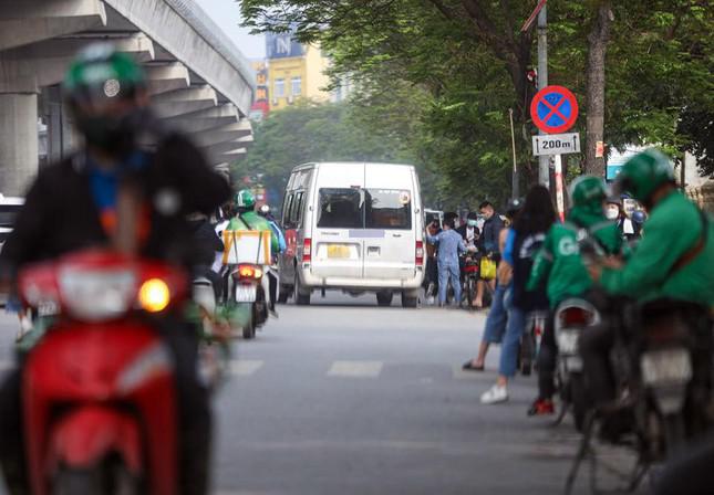 Phương tiện vi phạm bị ghi hình.