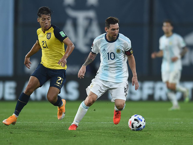Video bóng đá Ecuador - Argentina: Messi ”tắt điện”, vỡ òa phút 90+3 (Vòng loại World Cup)