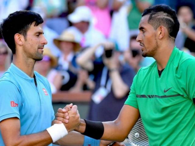 Djokovic ”biến thù thành bạn”, tặng ”Trai hư” Kyrgios điều đặc biệt