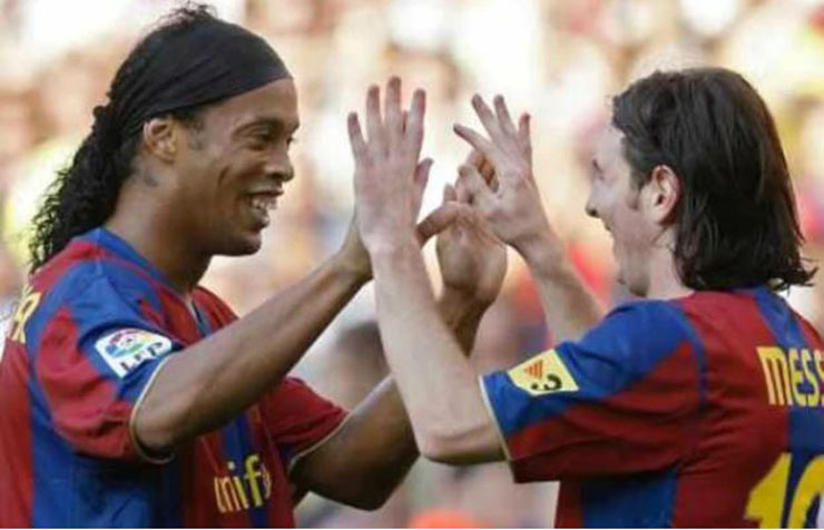 Ronaldinho tin Messi sẽ sớm vượt qua áp lực dư luận để tỏa sáng ở PSG như tại Barca