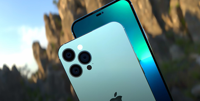 Ảnh concept iPhone 14 Pro năm nay.