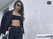 Thời trang - Nữ diễn viên Lục Anh nổi nhất quán cà phê vì chiếc áo croptop