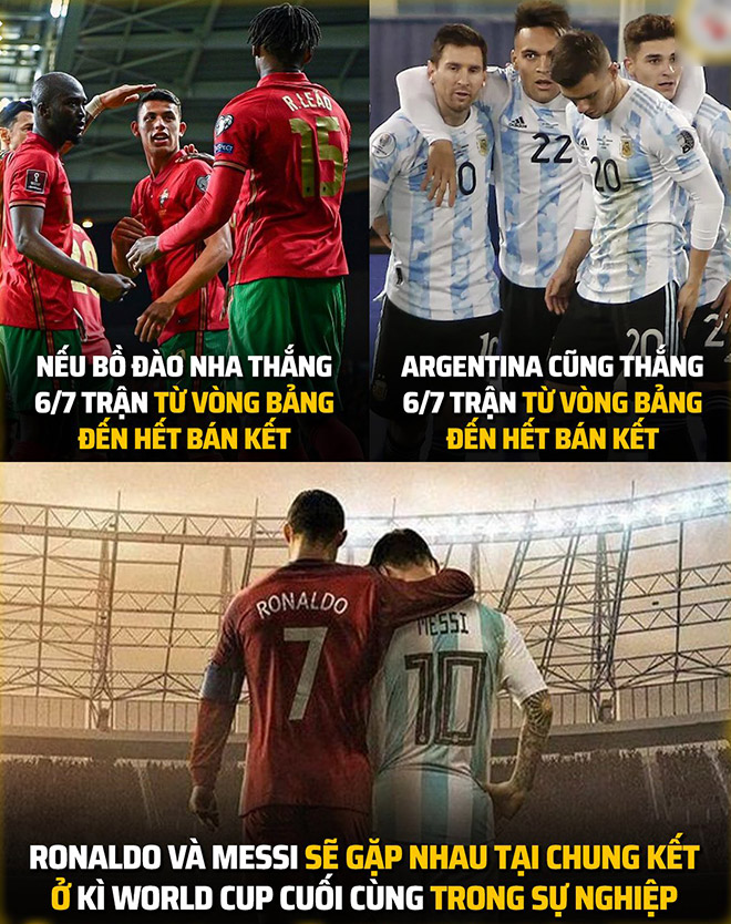 Trận chung kết World Cup trong mơ mà ai cũng muốn.